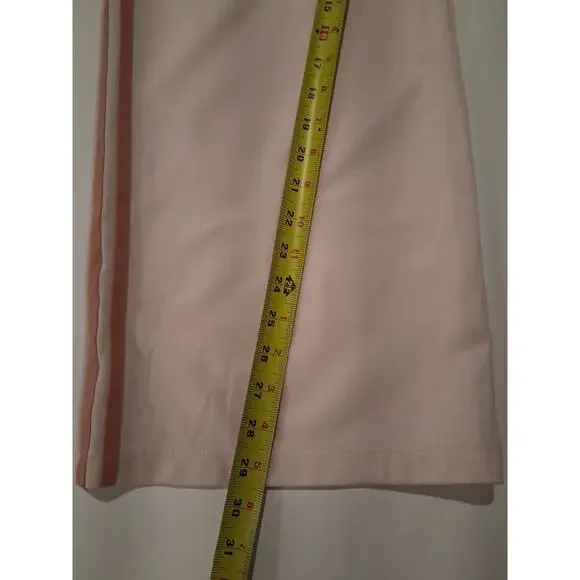 Adidas Originals Summer Glow Wide Leg Pants - Wonder White/Peach - Size 2XS - Picture 6 of 9